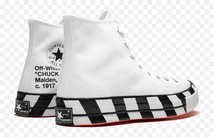 Converse Chuck Taylor All - Star 70s Offwhite 163862c Converse Chuck Taylor All Star 70s Hi Off White Png,Off White Logo Png