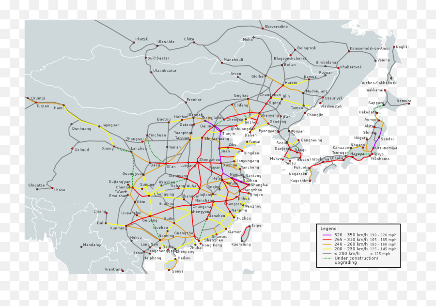 High - Speed Rail Wikiwand High Speed Rail In Asia Png,Speedlines Png