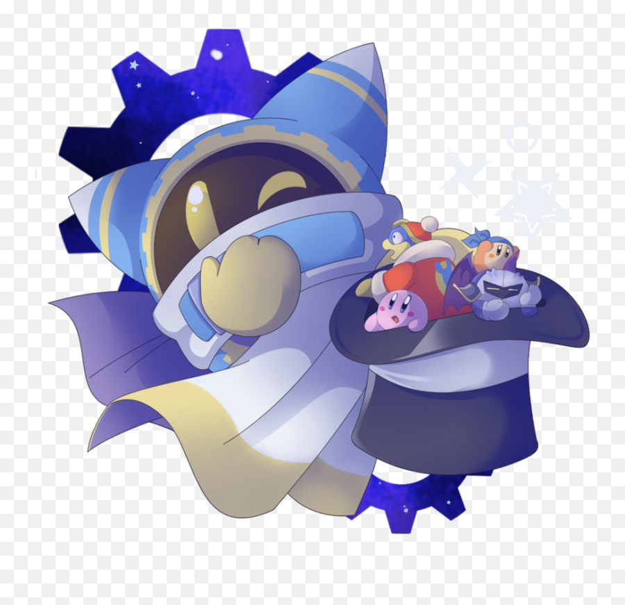 Download Magolor Is Magic Meta Knight Hoshi Sailor Moon - Meta Knight Fan Art Png,Meta Knight Png