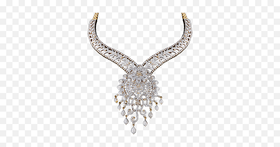 Diamond Necklace - Transparent Background Diamond Necklace Png,Diamond Necklace Png
