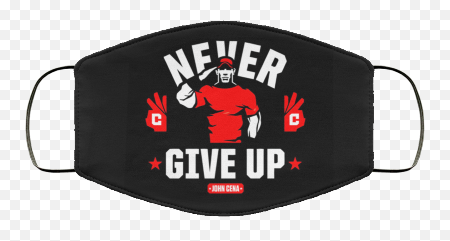 John Cena Never Give Up Face Mask - For Soccer Png,John Cena Face Png