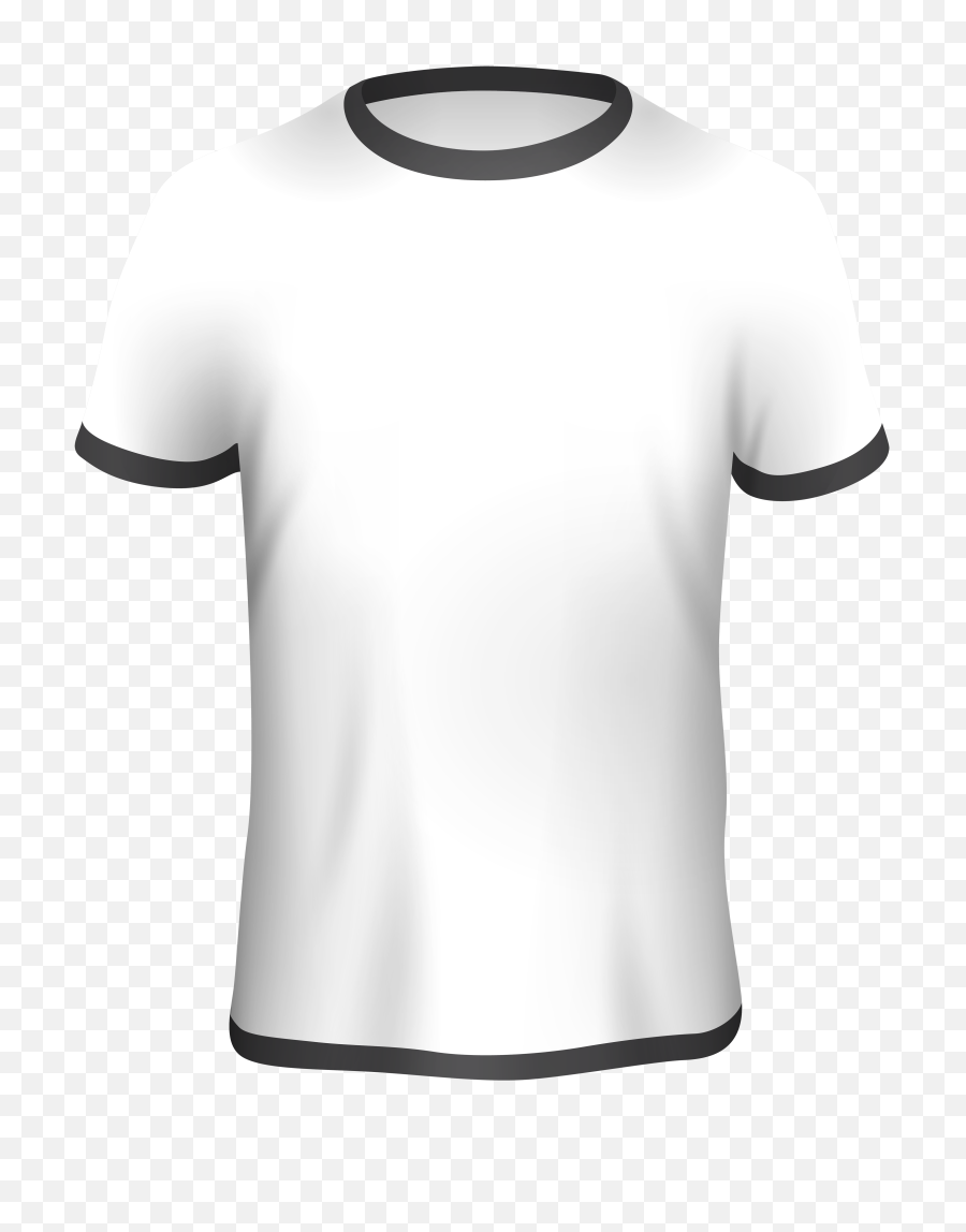 Male White Shirt Png Clipart - Transparent Background Plain White T Shirt,White Tshirt Png
