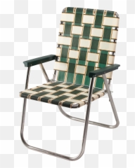 Deluxe Webbed Folding Lawn Chair In - Classic Lawn Chair Png,Lawn Chair Png