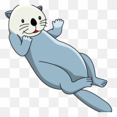 Clipart Swimming Sea Otter - Sea Otter Clipart Png,Otter Png