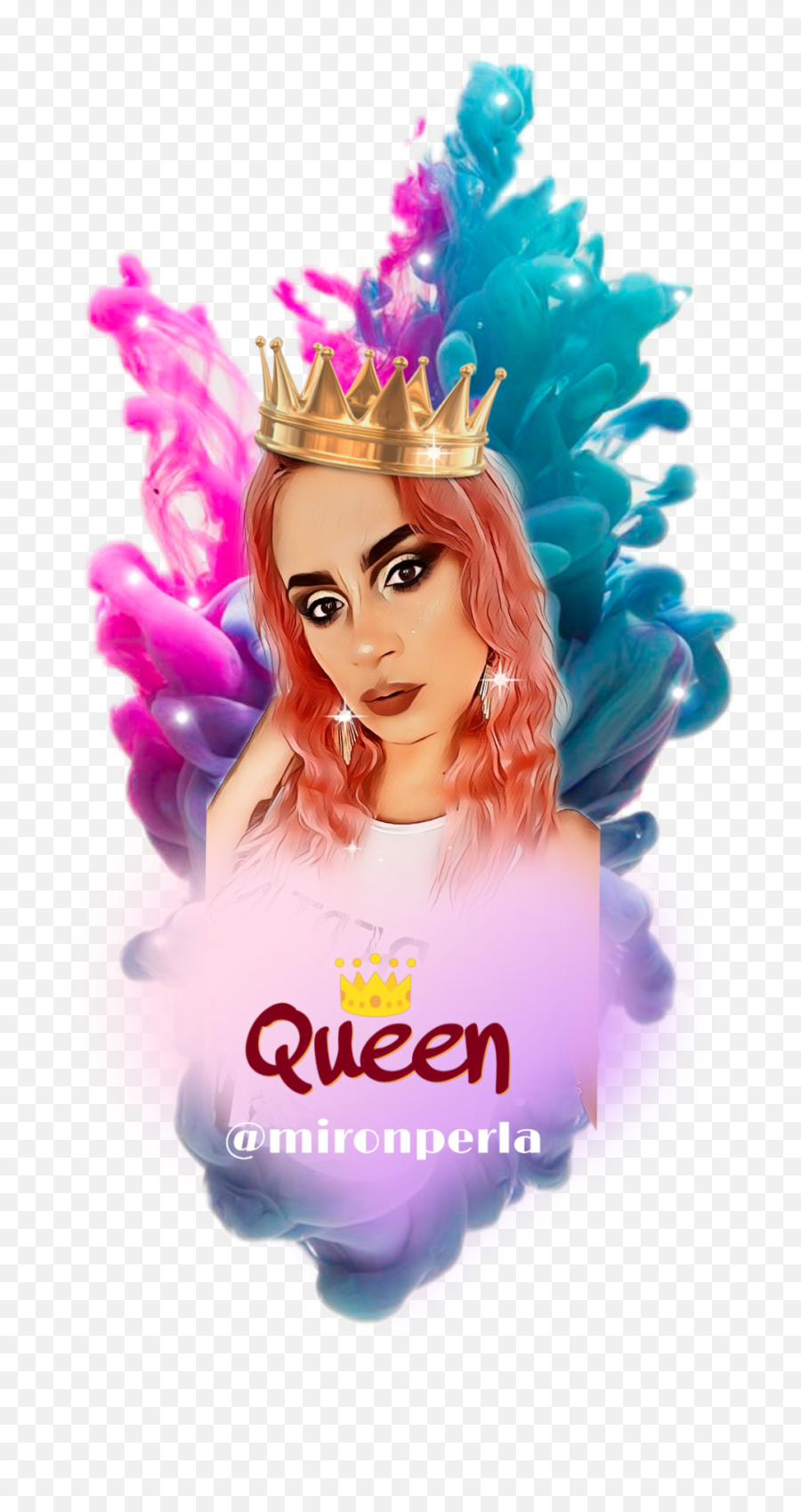 Logo Queen Sticker By Perla Mirón - Wallpaper Png,Logo Queen