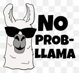 No Prob - Llama U2013 Udesign Demo Tshirt Design Software No Prob Llama Png,Llama Transparent
