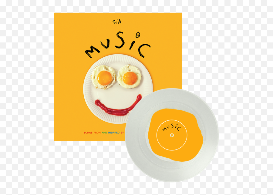 Music Egg Yolk Vinyl - Sia Music Songs From And Inspired Png,Sia Transparent