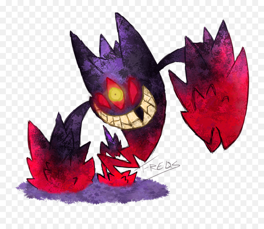 Mega Shadow Gengar Pokémon Google Docs, Gengar, roxo, dragão png