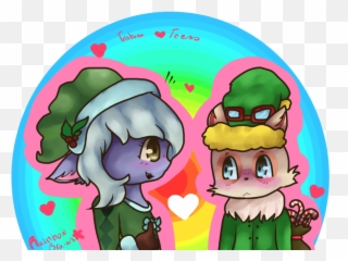 Teemo Png - Tristana X Teemo By Rainbowdraws Cartoon Fictional Character