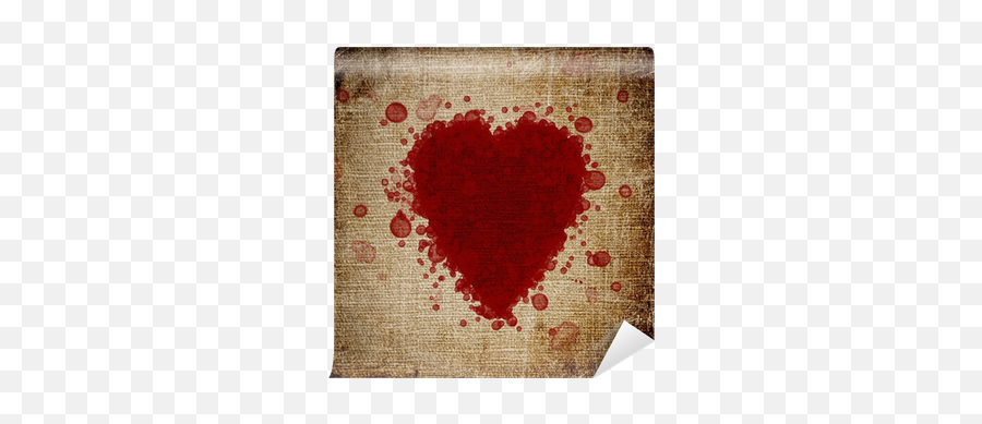 Heart Made Of Blood Drops Wall Mural U2022 Pixers - We Live To Change Mat Png,Blood Drops Transparent