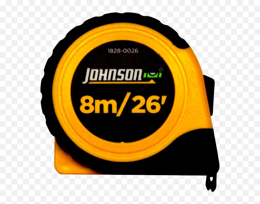 8m26u0027 X 1 Metricinch Power Tape Johnson Level U0026 Tool - Johnson 18280026 Png,Construction Tape Png
