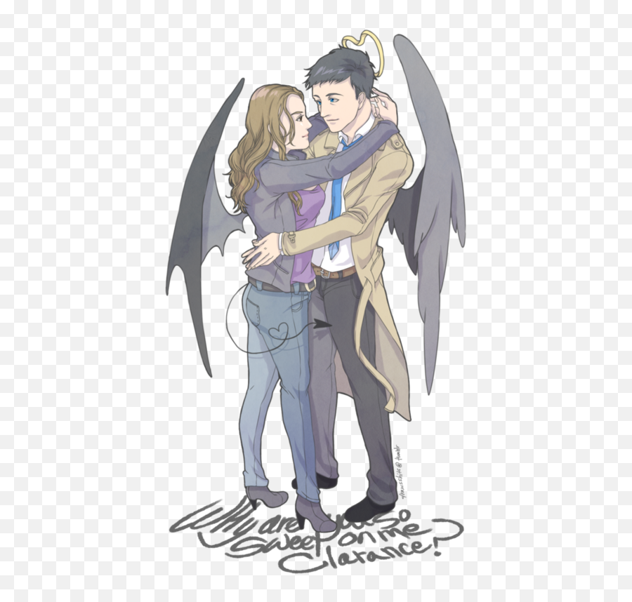 Download Fanart Supernatural And Castiel Image - Cas Supernatural Fan Art Png,Castiel Png