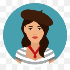 French Beret Hat Png Transparent - People Icon