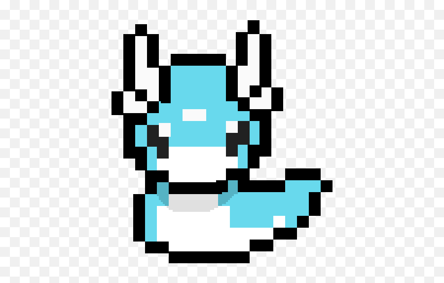 Pixilart - Pixel Milotic By Vivianlimon Emoji Winky Face Gifs Png,Milotic Png