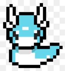 Pixilart - Pixel Milotic By Vivianlimon Emoji Winky Face Gifs Png,Milotic Png