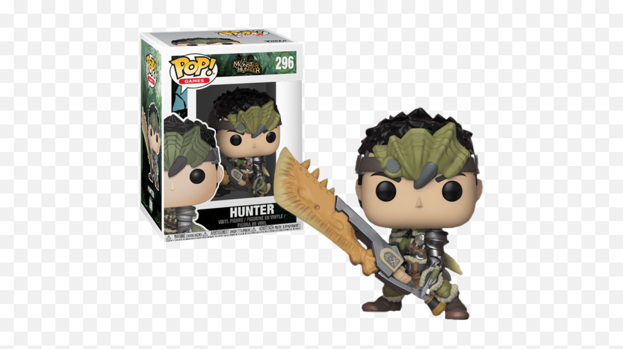 Monster Hunter - Hunter Pop Vinyl Figure Funko Pop Monster Hunter Hunter Png,Monster Hunter Png