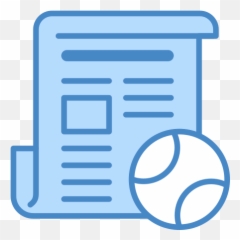 Tennis News Icon U2013 Free Download Png And Vector - Vertical