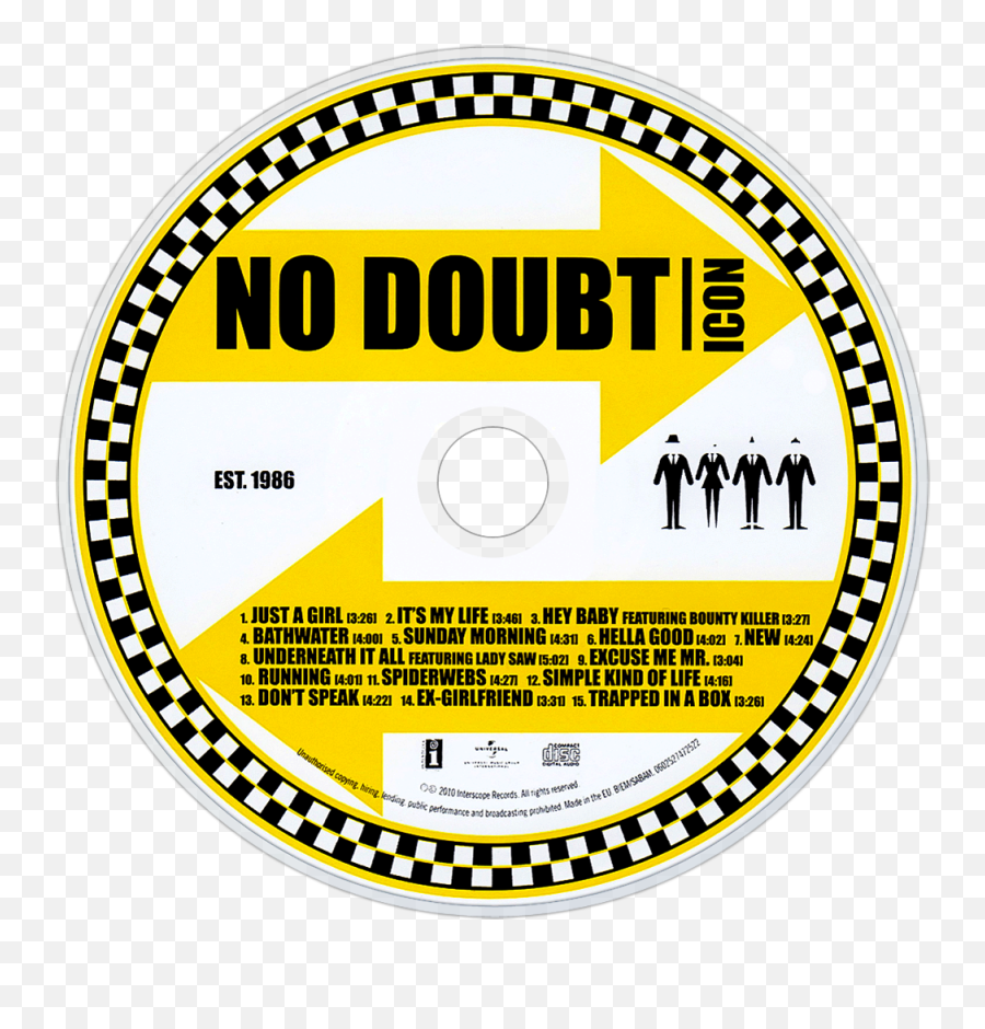 No Doubt - Graphic California 80s New Wave Design Png,Cdrom Icon Missing