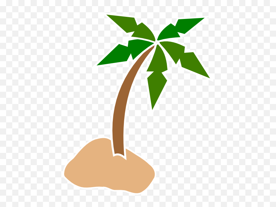 Coconut Tree Clip Art - Coconut Tree Vector Transparent Png,Palm Tree Logo