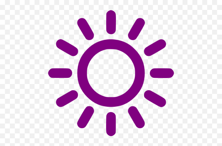 Purple Sun Icon - Grey Sun Icon Png,Lavender Icon