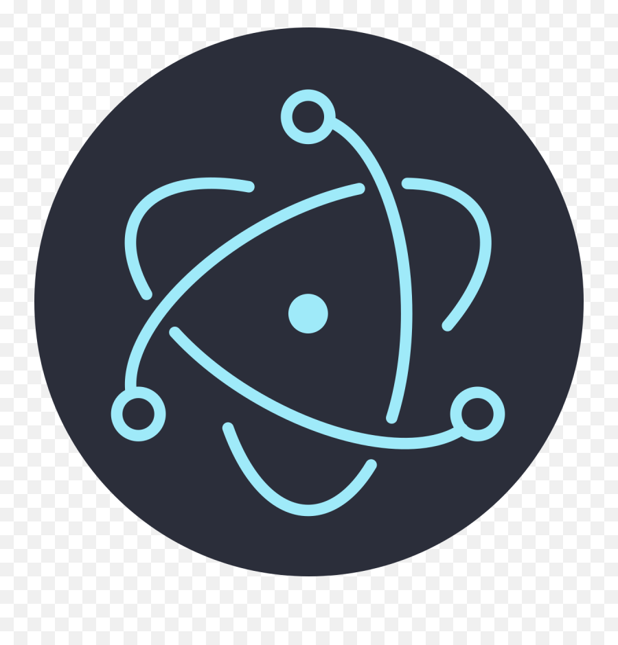 Electron Software Framework Logo - Electron Logo Png,Software Png