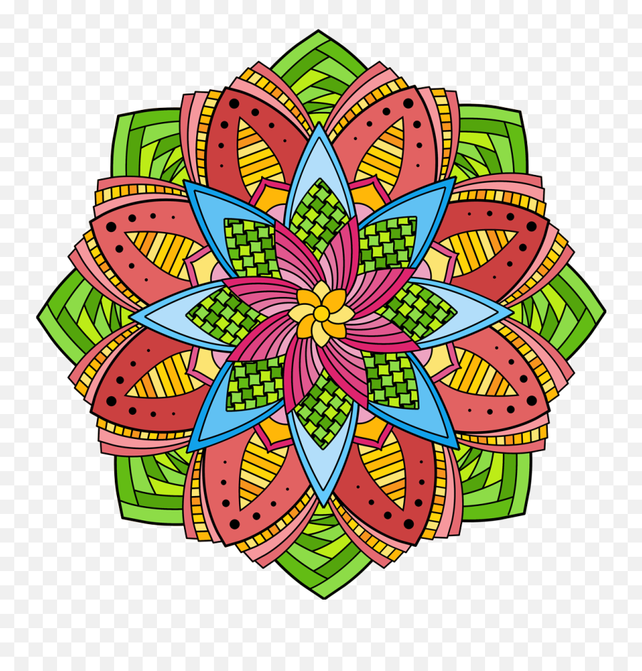 Colorful Mandala Transparent U0026 Png Clipart Free Download - Ywd Mandala Colored Png,Colorful Png