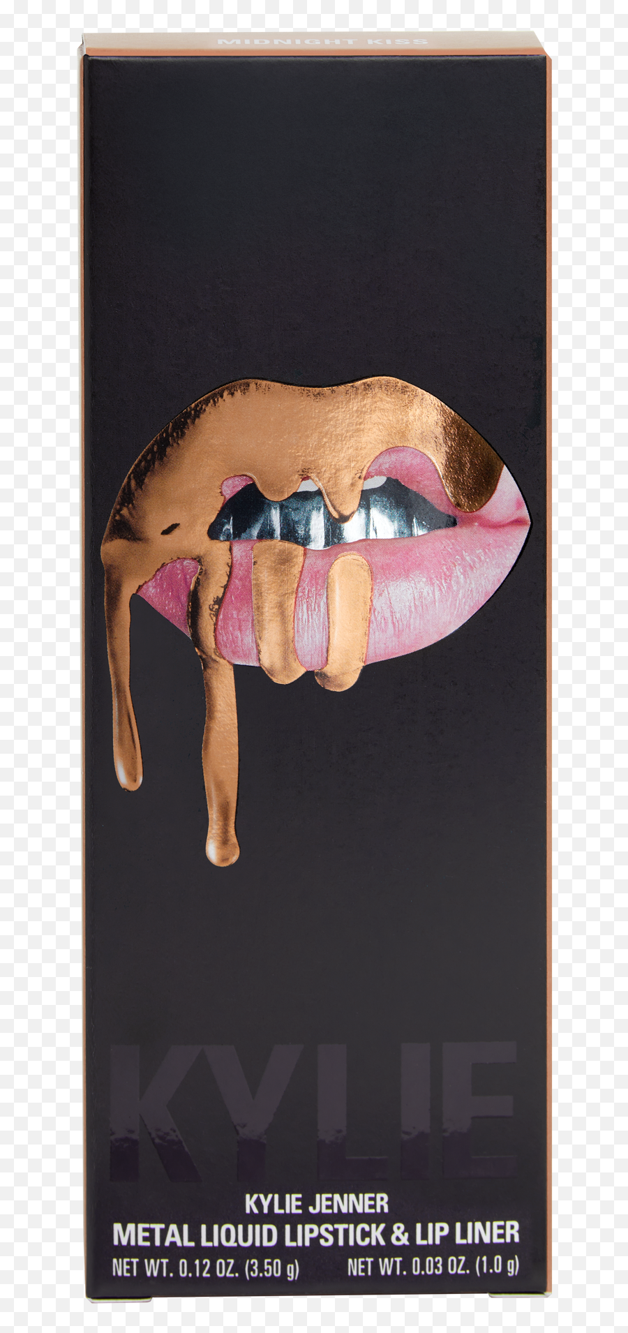 Midnight Kiss Metal Lip Kit - Kylie Cosmetics Png,Kiss Transparent
