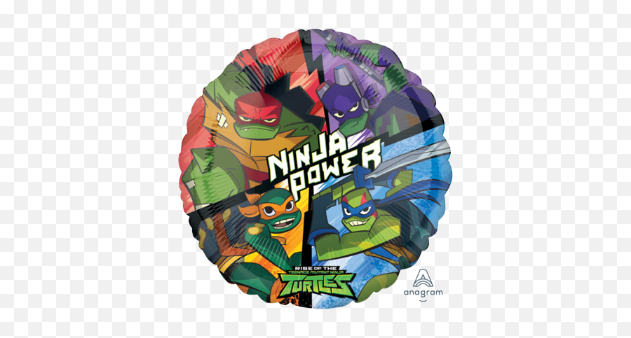 Teenage Mutant Ninja Turtles Foil Balloon - Just For Kids Rise Of Teenage Mutant Ninja Tutles Png,Teenage Mutant Ninja Turtles Png