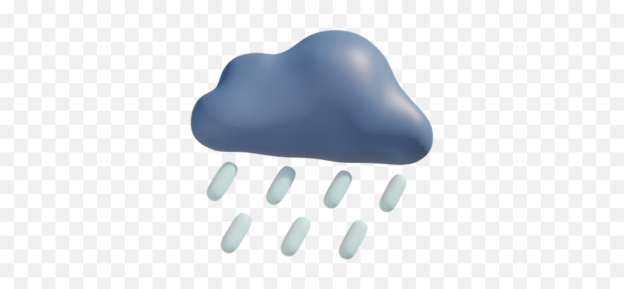 Rainy Weather Icon - Download In Glyph Style Horizontal Png,Rainy Cloud Icon