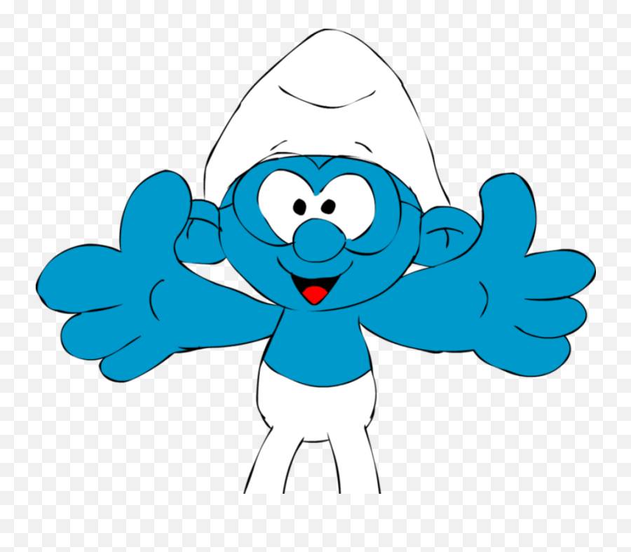 Brainy Smurf Png Image - Purepng Free Transparent Cc0 Png Smurf Hug,Smurfs Png