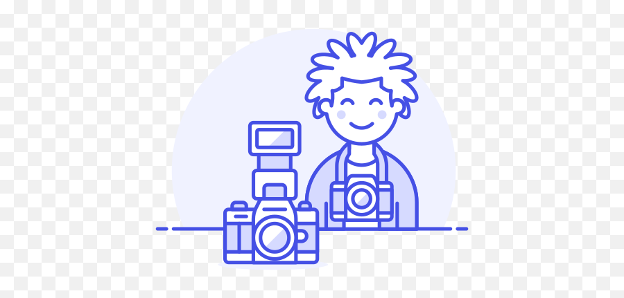 Photographer Male Free Icon Of Stream Line Ux Pack Duetone - Vector Graphics Png,Photographer Icon Free