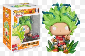 Funko Pop Dragon Ball Super - Saiyan Kale with Energy png