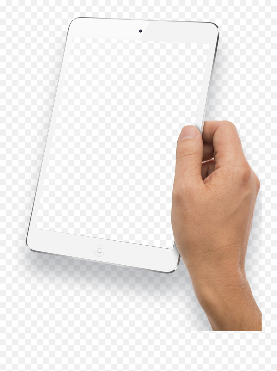 Hand Holding White Tablet Png Image - Hand Holding Tablet Png,Hand Holding Png