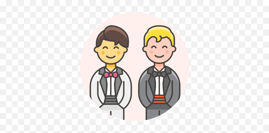 Gay Wedding Free Icon Of Lgbt Illustrations - Svg Gay Wedding Clipart Png,Groom Icon