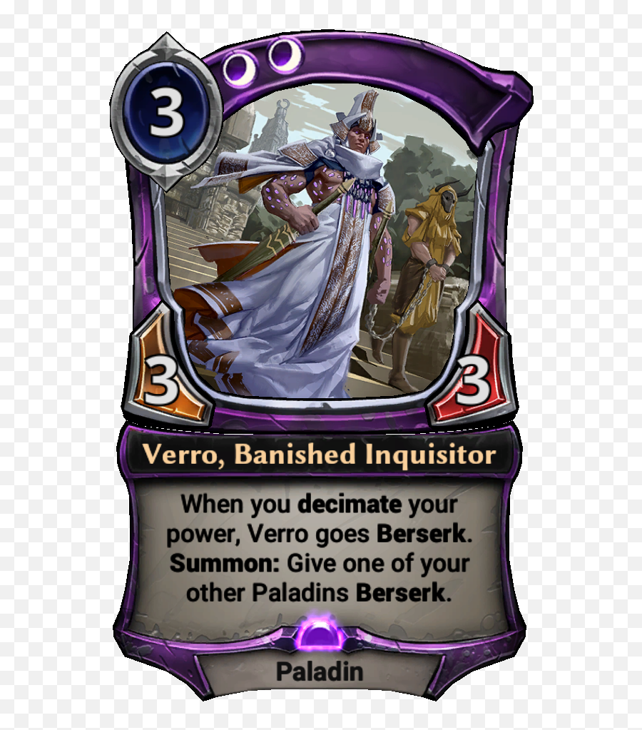 New Promo Verro Banished Inquisitor - News Dire Wolf Digital Eternal Card Game Catds Png,Inquisitor Icon