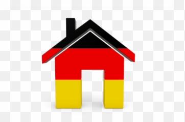 Illustration Of Flag Germany - Home Icon Clipart Button png