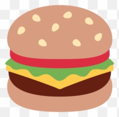 Hamburguesa Emoji - Emoji Hamburguer Png,Hamburguesa Png