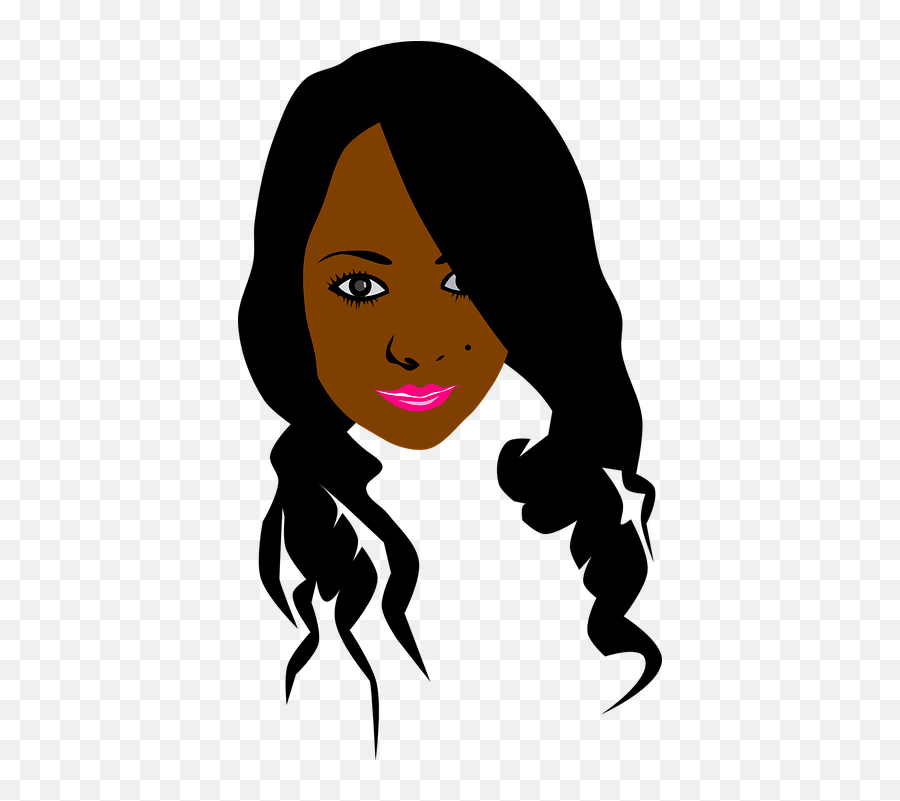 Library Of African American Woman Face - Black Woman Face Cartoon Png,Black Woman Png