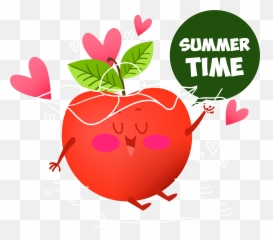 Library Of Stop Sign With Apple Clip Art Royalty Free Stock - Summer Apples Clipart png