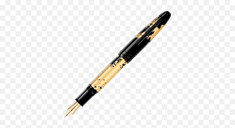 Meisterstück Solitaire Calligraphy Gold - Montblanc 119700 Png,Gold Leaf Png