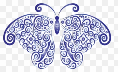 Butterfly Visual Arts Drawing Silhouette - Transparent Clip Png