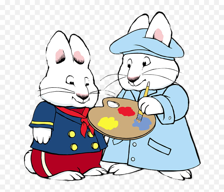 Check Out This Transparent Max And Ruby Painting Png Image - Max Max And Ruby,Family Clipart Png