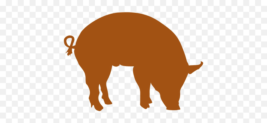 Pig Silhouette Transparent Png - Pig Silhouette Png,Pig Silhouette Png
