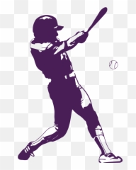 Purple Baseball Player Png Image