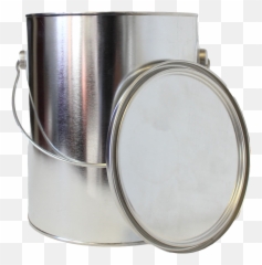 Download 1 Gallon Tin Paint Can Unlined - Paint Tin Png,Paint Can Png