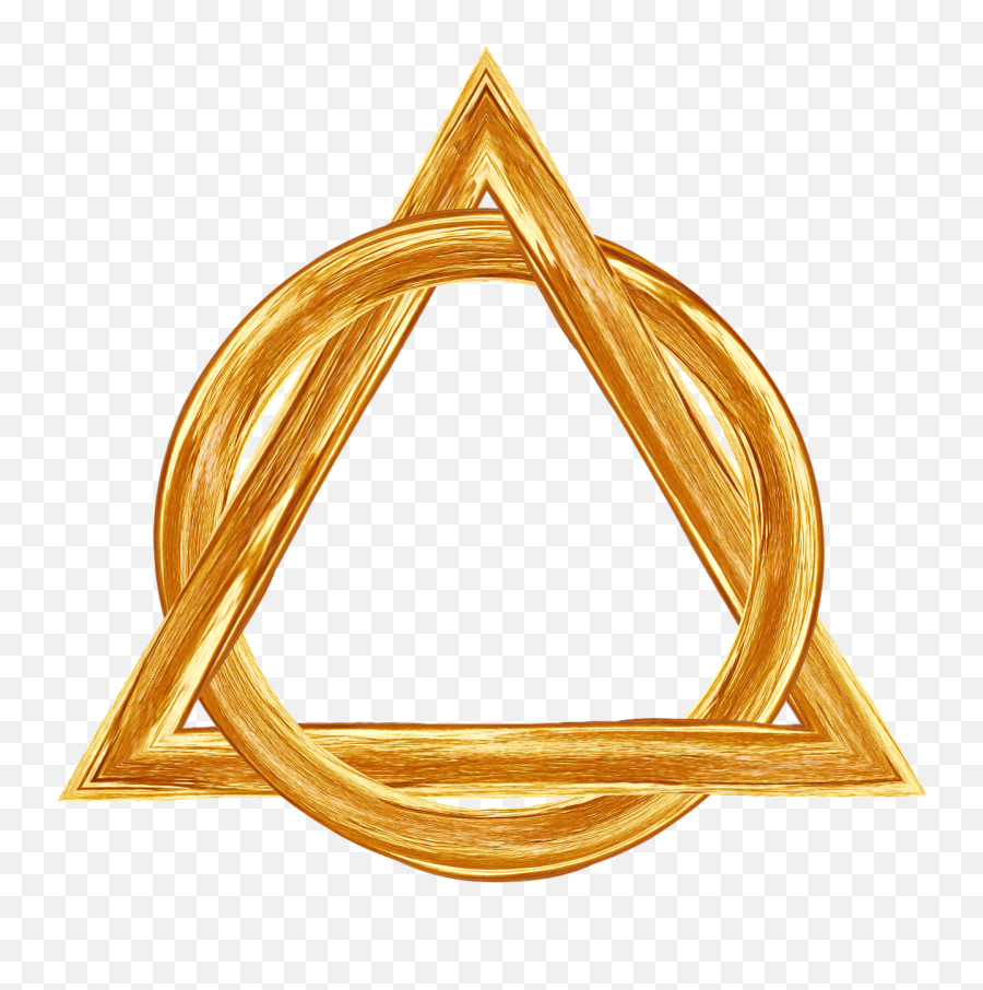 Holy Trinity Triangle - Holy Trinity Symbol Png,Gold Triangle Png