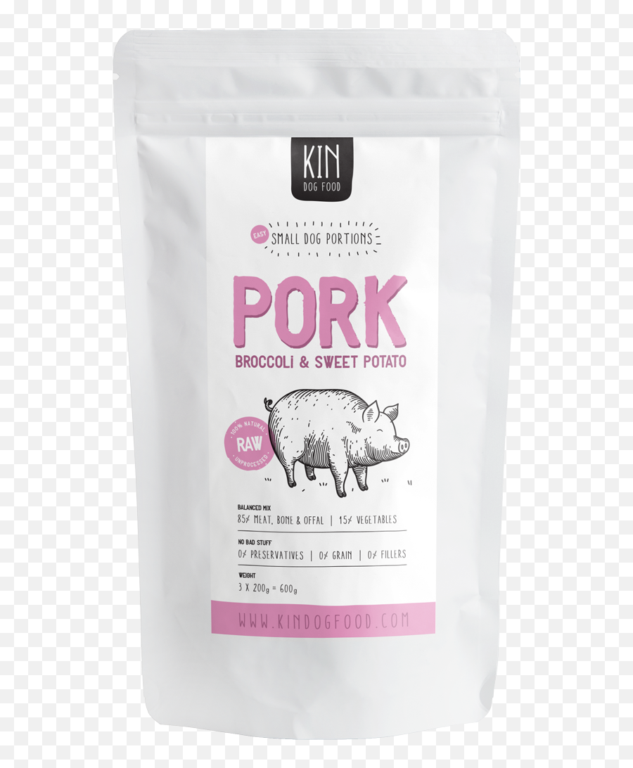 Pork Broccoli U0026 Sweet Potato - 600g Kin Dog Food African Grey Png,Brocolli Png