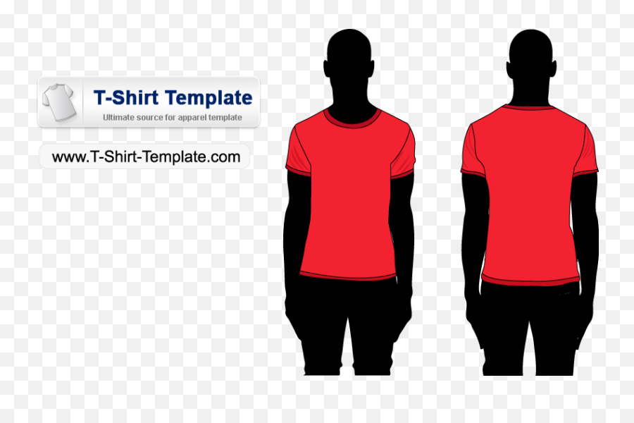 Free Short Sleeve T - Shirt Template Illustrator 124183 Free City Fa Cup Final 2011 Png,Black T Shirt Template Png