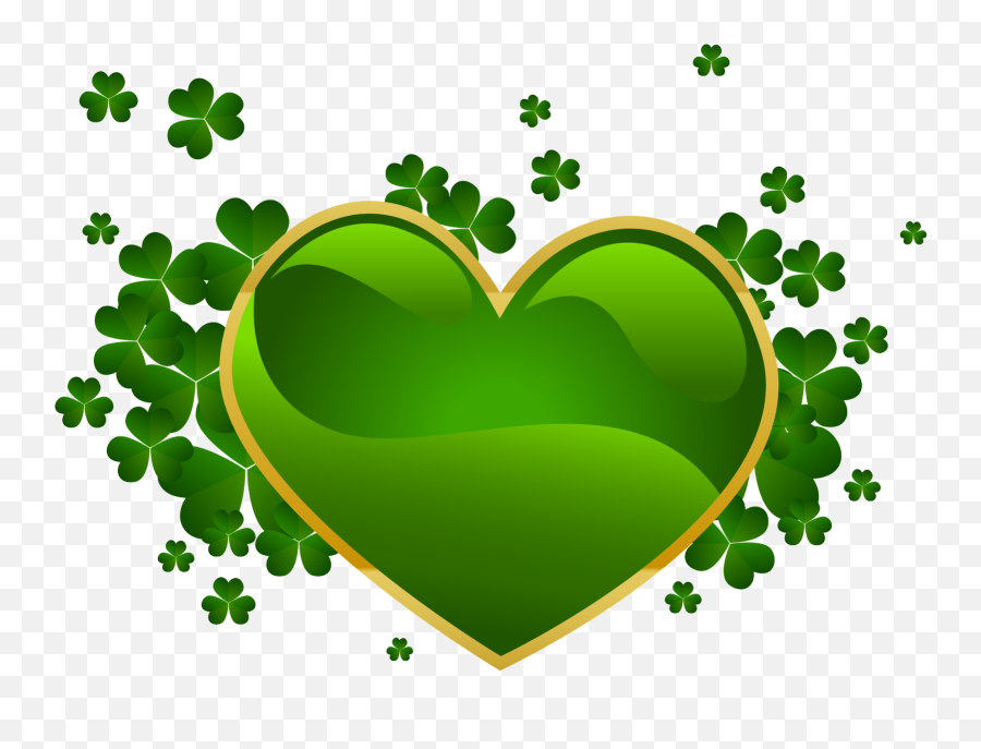 Download Hd Madonnas Themes And Wallpapers Green Heart - Transparent St Patricks Day Heart Png,Green Heart Png