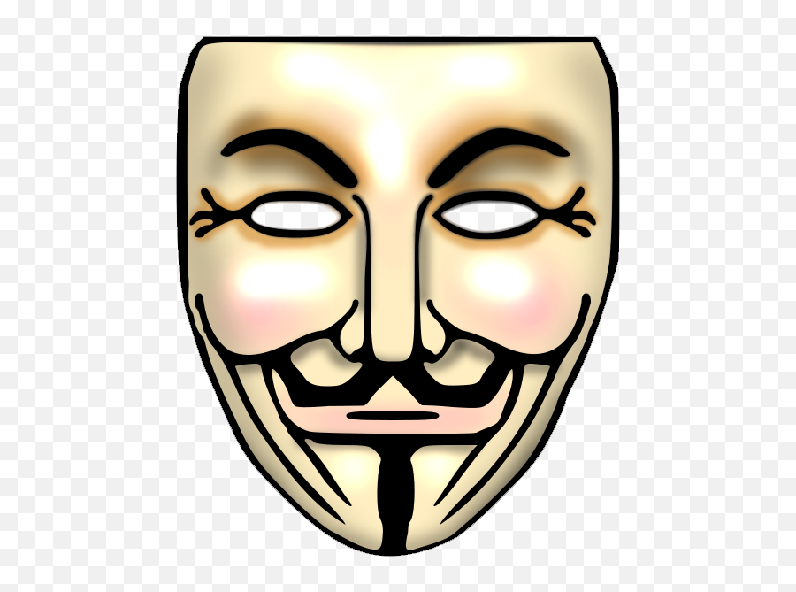 Anonymous Mask Png Free Download - Guy Fawkes Mask,Face Mask Png